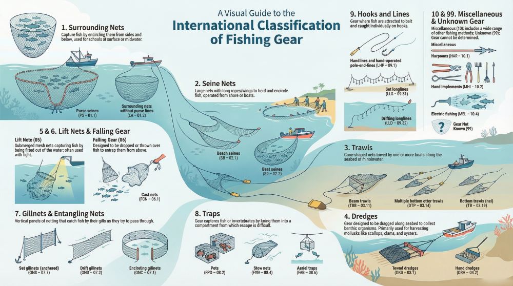 FAO international fishing gear classification system