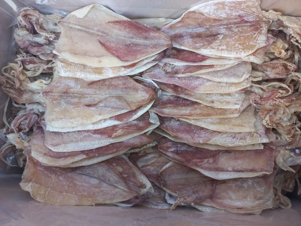 Dried Squid Skin on